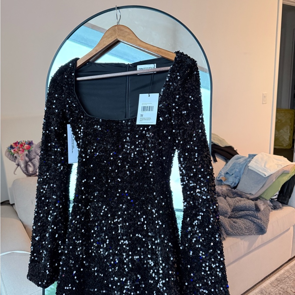 Vinelle long sleeve mini dress